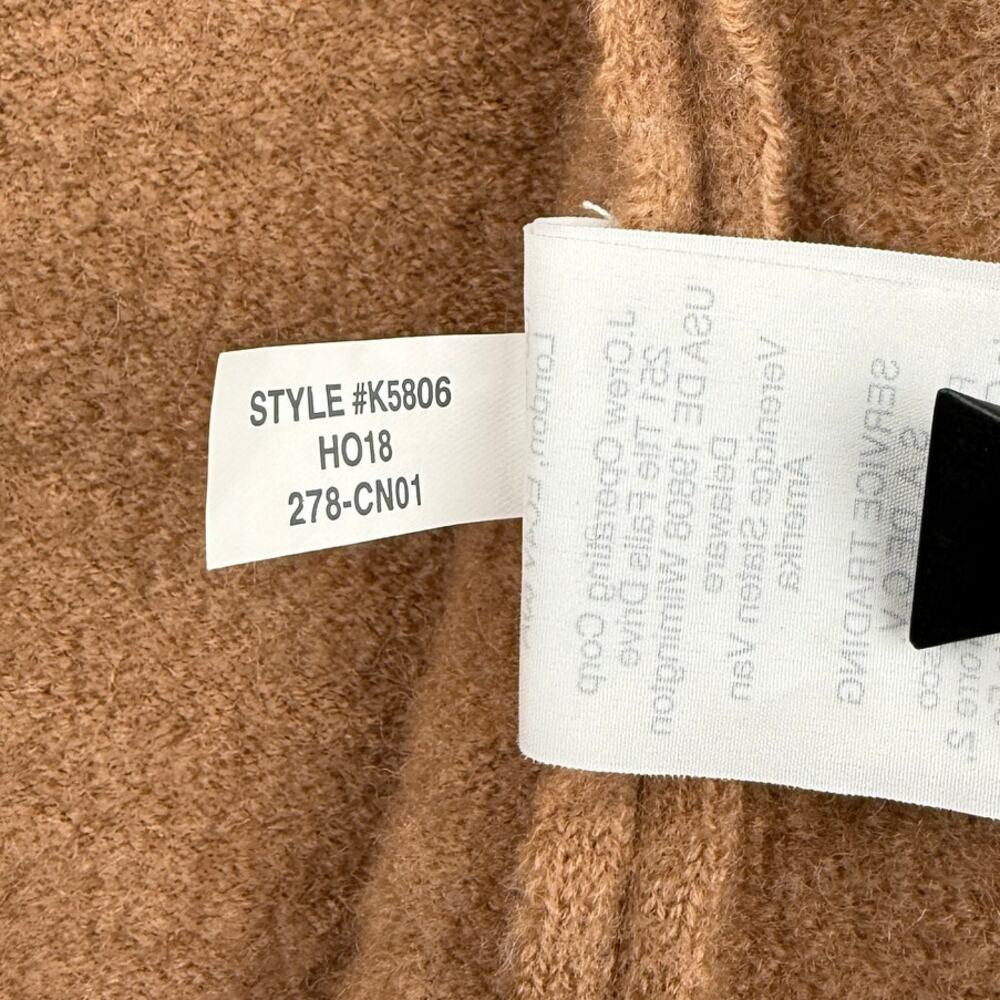 Madewell Merino Wool Sweater Jacket Blazer XS Camel Oversized Minimalist Cozy - Picture 11 of 12